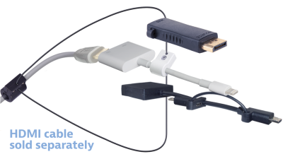 DL-AR13041 DigitaLinx Secure Adapter Ring with 3 Adapters