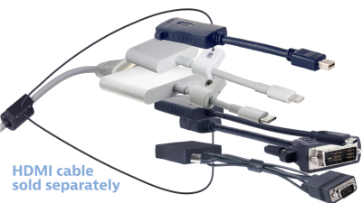 DL-AR12964 DigitaLinx Secure Adapter Ring with 6 Adapters