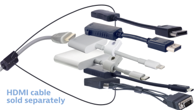 DL-AR17370 DigitaLinx Secure Adapter Ring with 6 Adapters