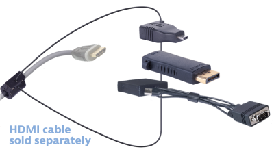 DL-AR13141 DigitaLinx Secure Adapter Ring with 3 Adapters