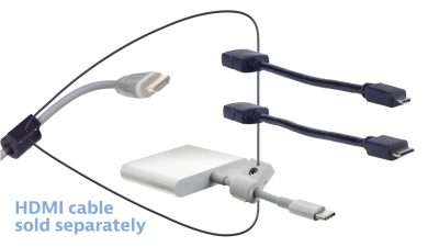 DL-AR9346 DigitaLinx Secure Adapter Ring with 3 Adapters