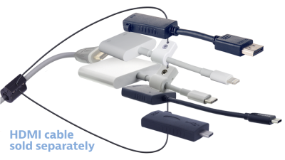 DL-AR15614 DigitaLinx Secure Adapter Ring with 5 Adapters