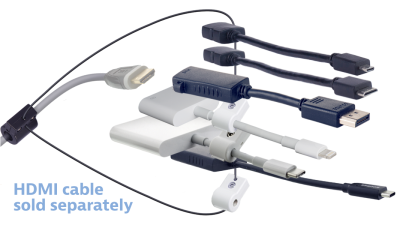 DL-AR11781 DigitaLinx Secure Adapter Ring with 6 Adapters