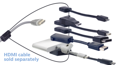 DL-AR16151 DigitaLinx Secure Adapter Ring with 6 Adapters