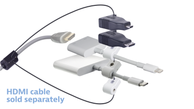 DL-AR16041 DigitaLinx Secure Adapter Ring with 4 Adapters