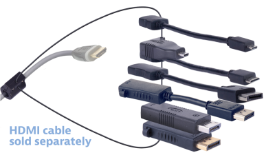 DL-AR16426 DigitaLinx Secure Adapter Ring with 7 Adapters