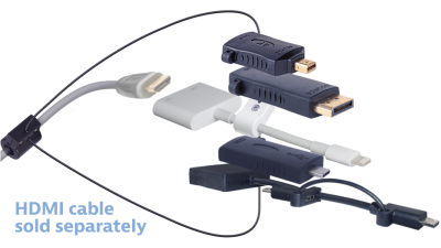 DL-AR12511 DigitaLinx Secure Adapter Ring with 5 Adapters