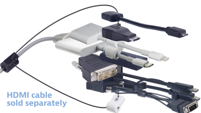 DL-AR10164 DigitaLinx Secure Adapter Ring with 9 Adapters