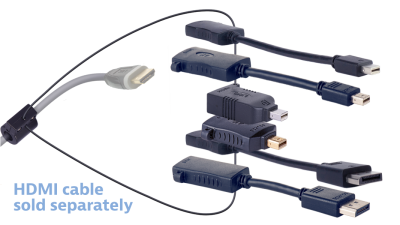 DL-AR14619 DigitaLinx Secure Adapter Ring with 6 Adapters