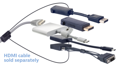 DL-AR14896 DigitaLinx Secure Adapter Ring with 5 Adapters