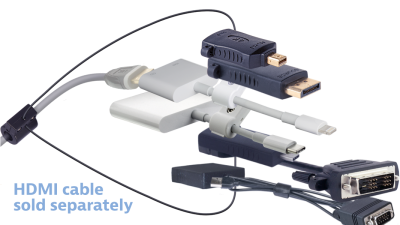 DL-AR15272 DigitaLinx Secure Adapter Ring with 7 Adapters