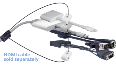 DL-AR11116 DigitaLinx Secure Adapter Ring with 6 Adapters