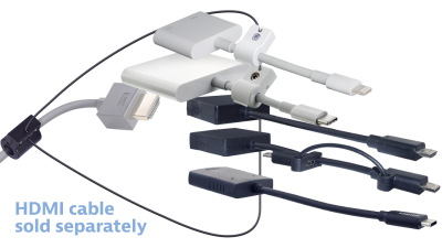 DL-AR3645 DigitaLinx Secure Adapter Ring with 5 Adapters