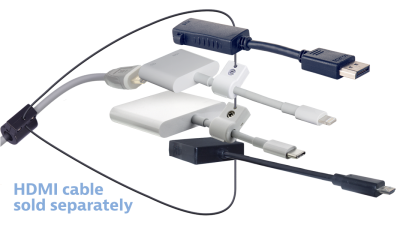 DL-AR15677 DigitaLinx Secure Adapter Ring with 4 Adapters