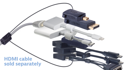 DL-AR14119 DigitaLinx Secure Adapter Ring with 8 Adapters