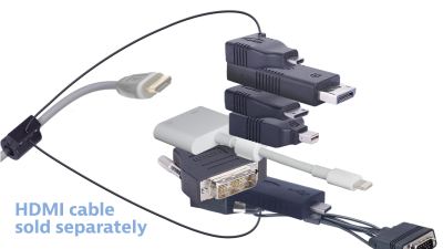 DL-AR9253 DigitaLinx Secure Adapter Ring with 8 Adapters