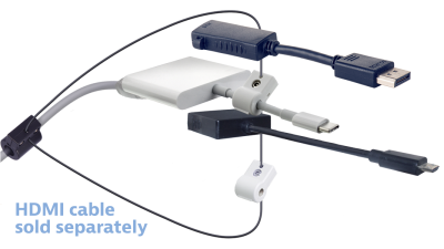 DL-AR10549 DigitaLinx Secure Adapter Ring with 3 Adapters