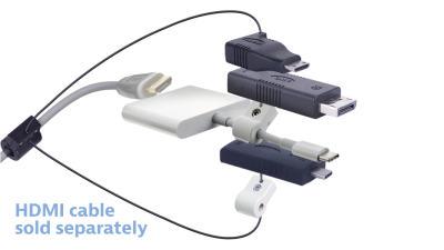 DL-AR12034 DigitaLinx Secure Adapter Ring with 4 Adapters