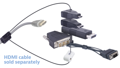 DL-AR14045 DigitaLinx Secure Adapter Ring with 5 Adapters