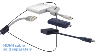 DL-AR16194 DigitaLinx Secure Adapter Ring with 2 Adapters