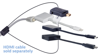 DL-AR12868 DigitaLinx Secure Adapter Ring with 4 Adapters