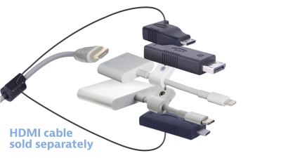 DL-AR11482 DigitaLinx Secure Adapter Ring with 5 Adapters – RF-AV