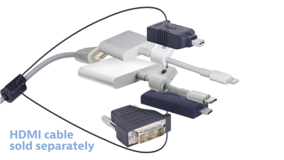 DL-AR11117 DigitaLinx Secure Adapter Ring with 5 Adapters