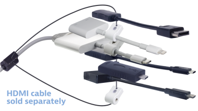 DL-AR12558 DigitaLinx Secure Adapter Ring with 6 Adapters