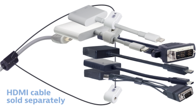 DL-AR9819 DigitaLinx Secure Adapter Ring with 6 Adapters