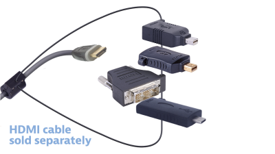 DL-AR9449 DigitaLinx Secure Adapter Ring with 4 Adapters