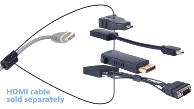 DL-AR13772 DigitaLinx Secure Adapter Ring with 4 Adapters