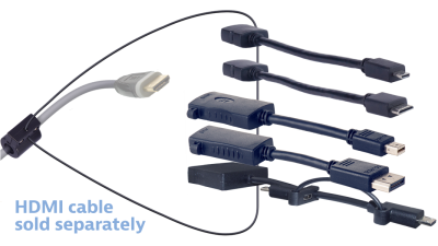 DL-AR9641 DigitaLinx Secure Adapter Ring with 5 Adapters