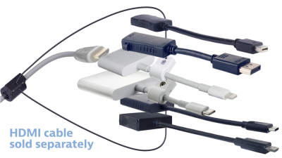 DL-AR11431 DigitaLinx Secure Adapter Ring with 6 Adapters