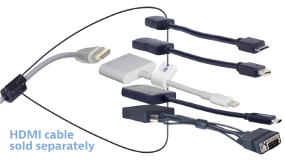 DL-AR17334 DigitaLinx Secure Adapter Ring with 5 Adapters