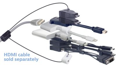 DL-AR13625 DigitaLinx Secure Adapter Ring with 8 Adapters