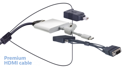 DL-AR5954-P15 DigitaLinx Secure Adapter Ring with 3 Adapters