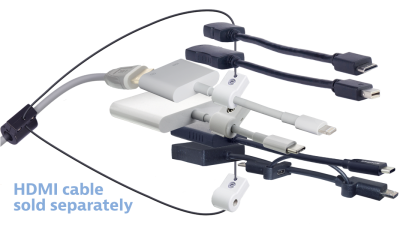 DL-AR15431 DigitaLinx Secure Adapter Ring with 6 Adapters