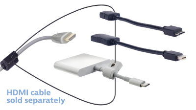 DL-AR12066 DigitaLinx Secure Adapter Ring with 3 Adapters