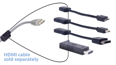 DL-AR17421 DigitaLinx Secure Adapter Ring with 4 Adapters