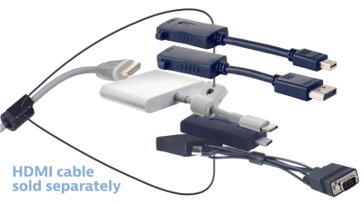 DL-AR14002 DigitaLinx Secure Adapter Ring with 5 Adapters