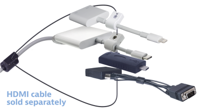 DL-AR11396 DigitaLinx Secure Adapter Ring with 4 Adapters