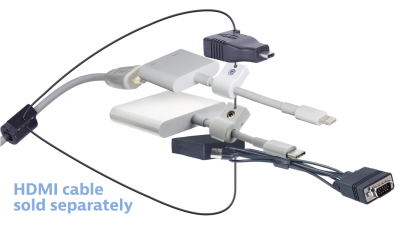 DL-AR11420 DigitaLinx Secure Adapter Ring with 4 Adapters