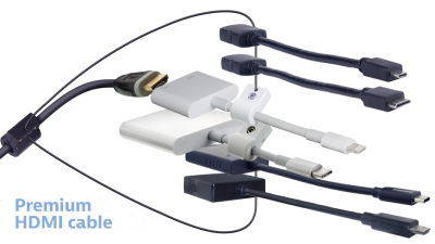 DL-AR7165-P06 DigitaLinx Secure Adapter Ring with 6 Adapters