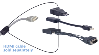 DL-AR11706 DigitaLinx Secure Adapter Ring with 3 Adapters