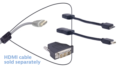 DL-AR10034 DigitaLinx Secure Adapter Ring with 3 Adapters