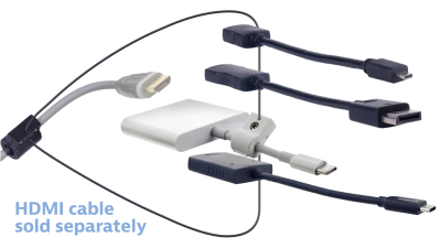 DL-AR17683 DigitaLinx Secure Adapter Ring with 4 Adapters