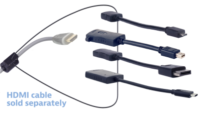 DL-AR11752 DigitaLinx Secure Adapter Ring with 4 Adapters