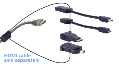 DL-AR9912 DigitaLinx Secure Adapter Ring with 4 Adapters