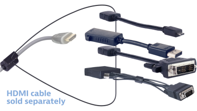 DL-AR10582 DigitaLinx Secure Adapter Ring with 4 Adapters