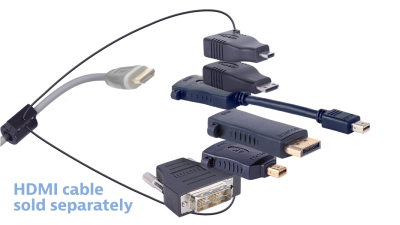 DL-AR9411 DigitaLinx Secure Adapter Ring with 6 Adapters